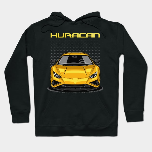 Huracan LP610-4 (Super Yellow) Hoodie by Jiooji Project